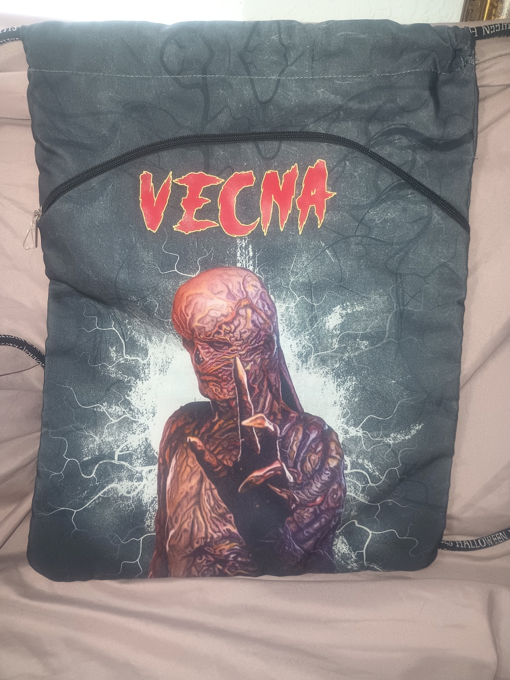 Stranger Things Vecna Drawstring Backpack - HHN Halloween Horror Nights